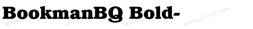 BookmanBQ Bold字体转换